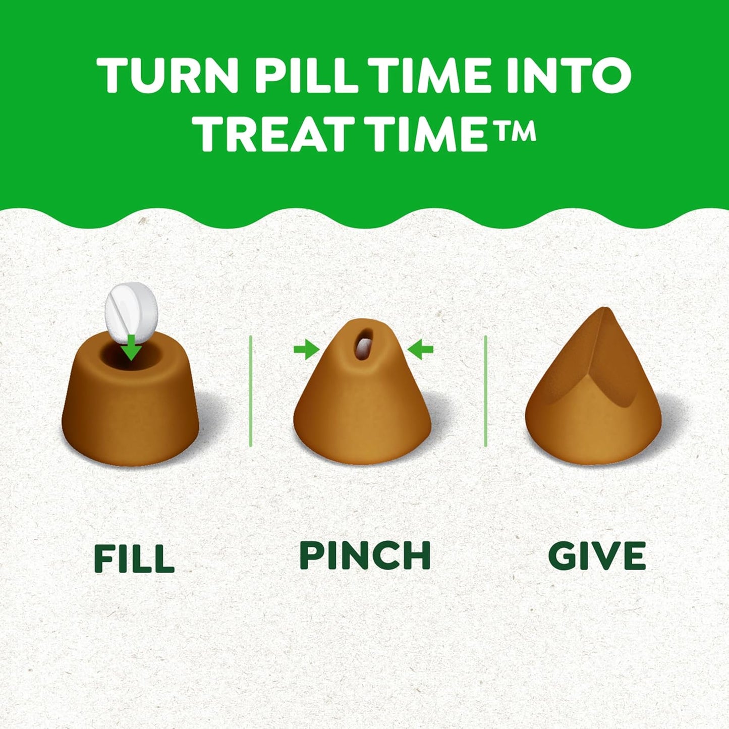 Pill Pockets for Dogs Small Size, Soft Dog Treats, with Real Peanut Butter, 3.2 Oz. Pouch (30 Treats)