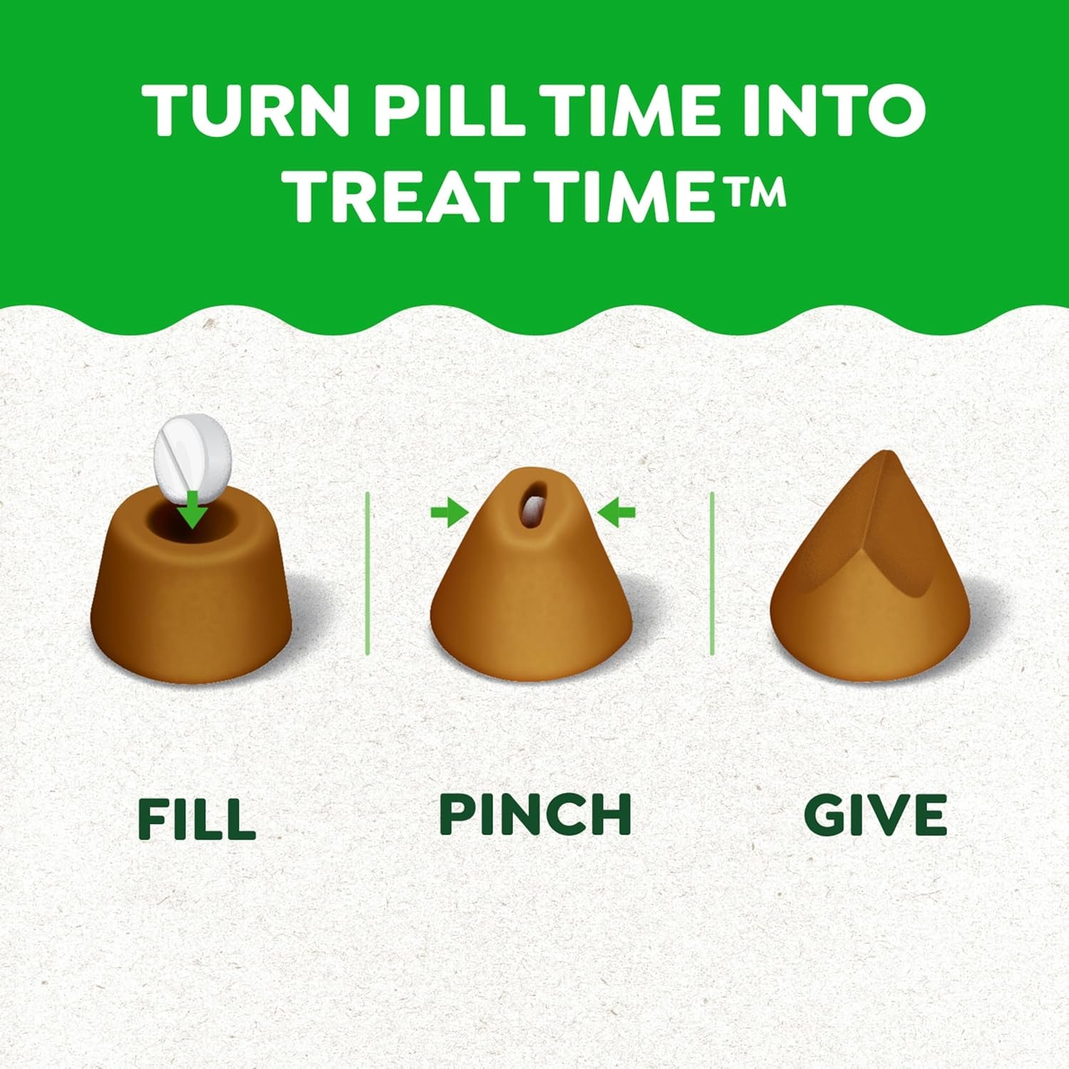 Pill Pockets for Dogs Small Size, Soft Dog Treats, with Real Peanut Butter, 3.2 Oz. Pouch (30 Treats)