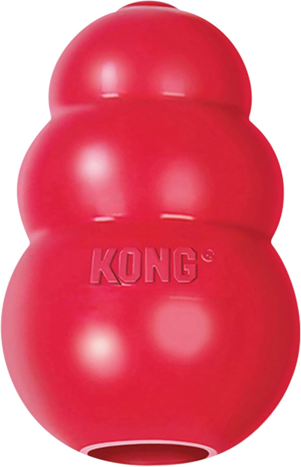Classic Stuffable Dog Toy - Fetch & Chew Toy for Dogs - Treat-Filling Capabilities & Erratic Bounce for Extended Play Time - Durable Natural Rubber Material - for Medium Dogs