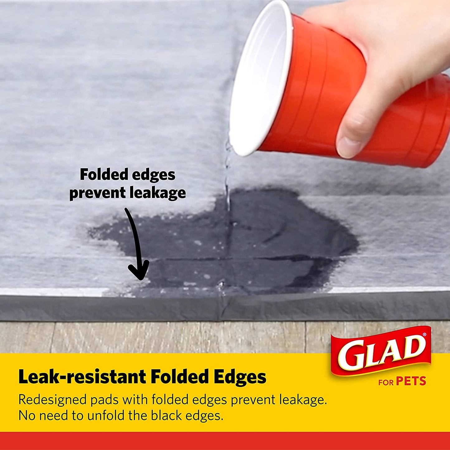 for Pets Black Charcoal Puppy Pads, 23"X23" Disposable Pee Pad That Absorbs & Neutralizes Urine Instantly, Activated Carbon Training Pads for Dogs - 100 Count