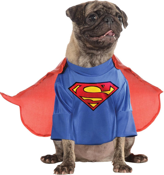 DC Comics Superheroes: Superman Pet Costume for for Dogs or Cats by , XXXL