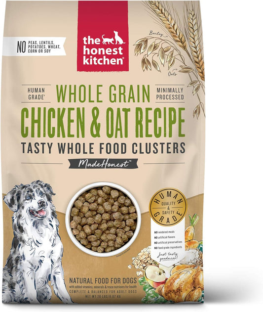 Whole Food Clusters Whole Grain Chicken & Oat Dry Dog Food, 20 Lb Bag