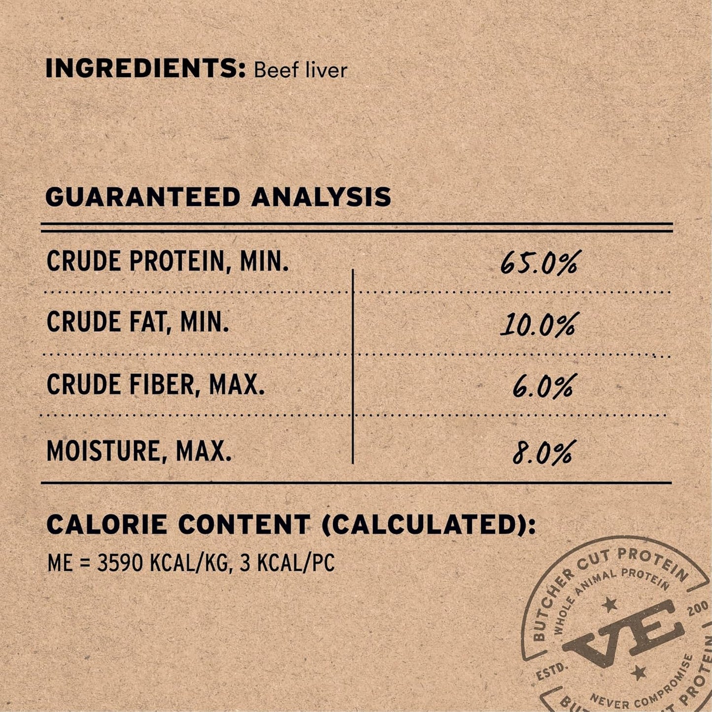 Single Ingredient Beef Liver Dog Treats, 15 Oz | Freeze-Dried Raw | Premium Quality High Protein Training Treats | Grain Free, Gluten Free, Filler Free