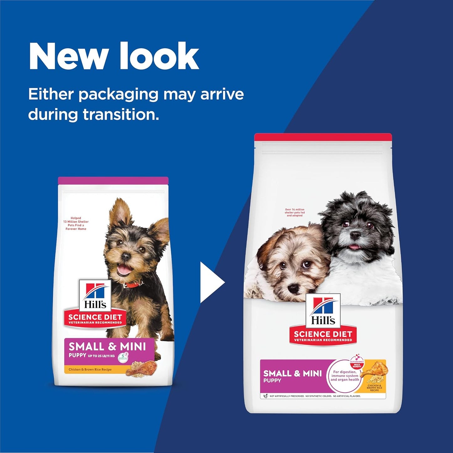Small & Mini Chicken Meal & Brown Rice Recipe Dry Dog Food 4.5 Lbs.