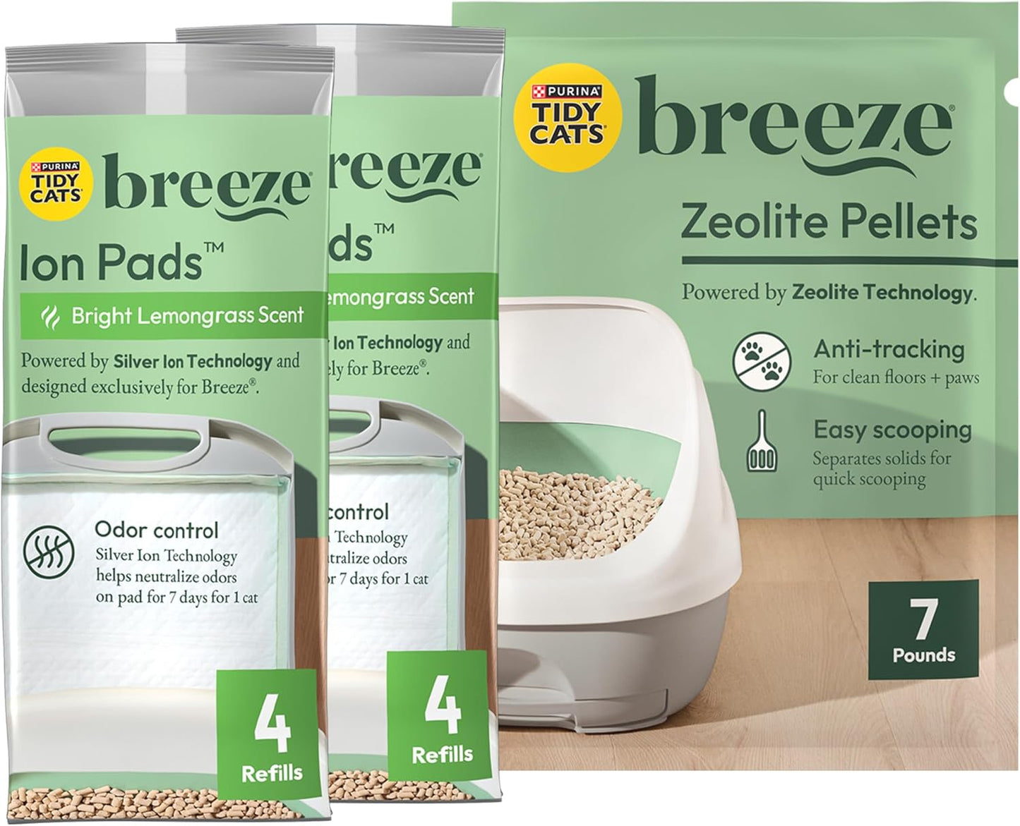 Purina  Breeze Litter System Cat Refill Bundle - 7.91 Lb. Box