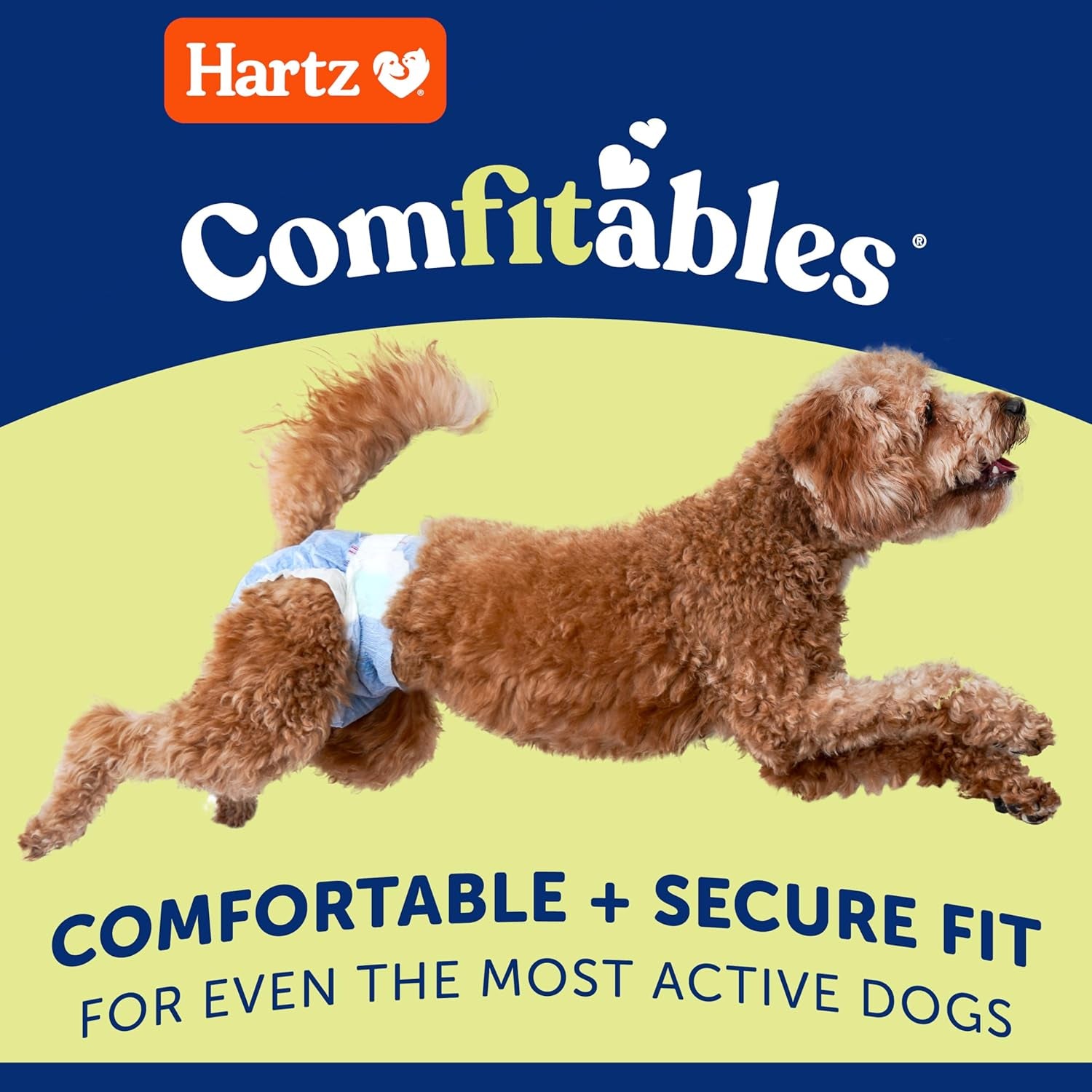 Disposable Dog Diapers, Size S 36 Count, Comfortable & Secure Fit, Easy to Put On