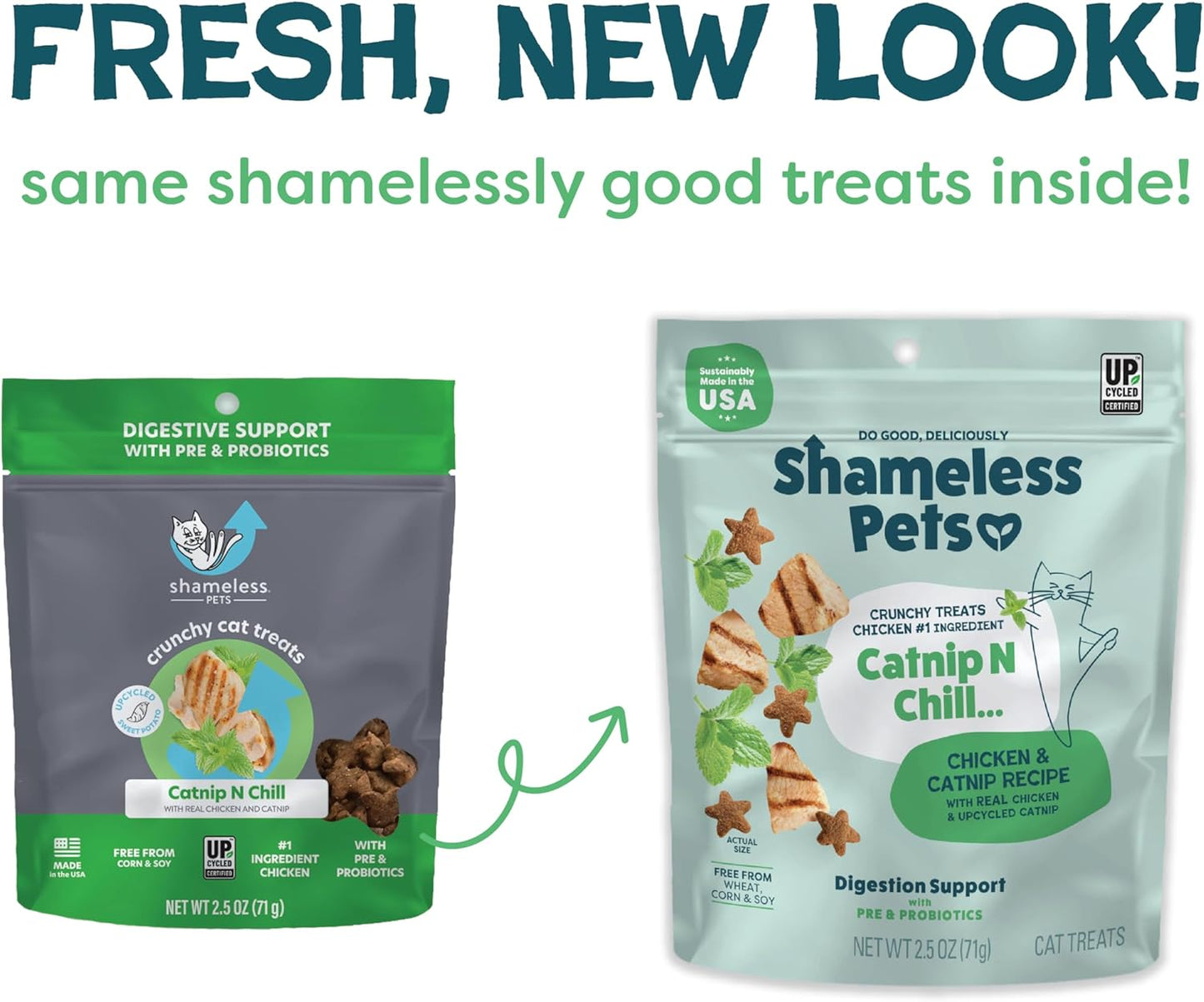 Digestive Health Catnip Chicken Crunchy Cat Treats