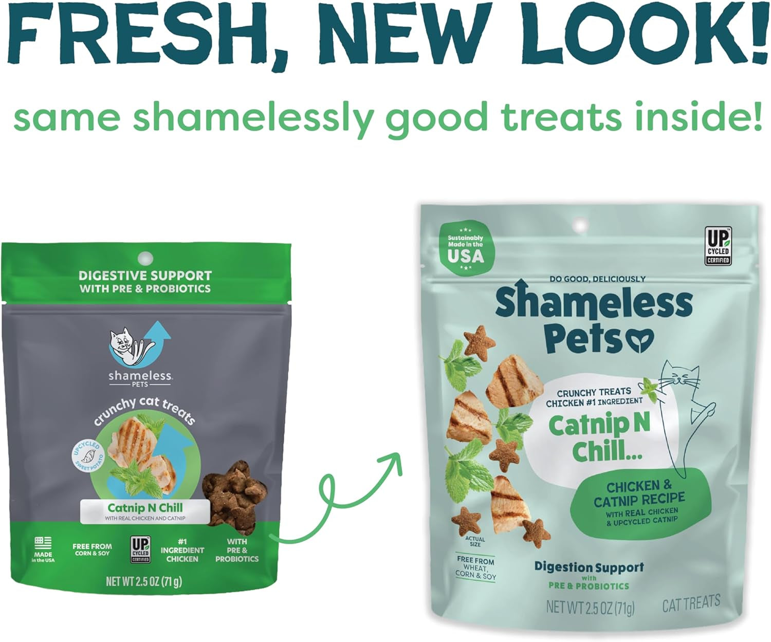 Digestive Health Catnip Chicken Crunchy Cat Treats