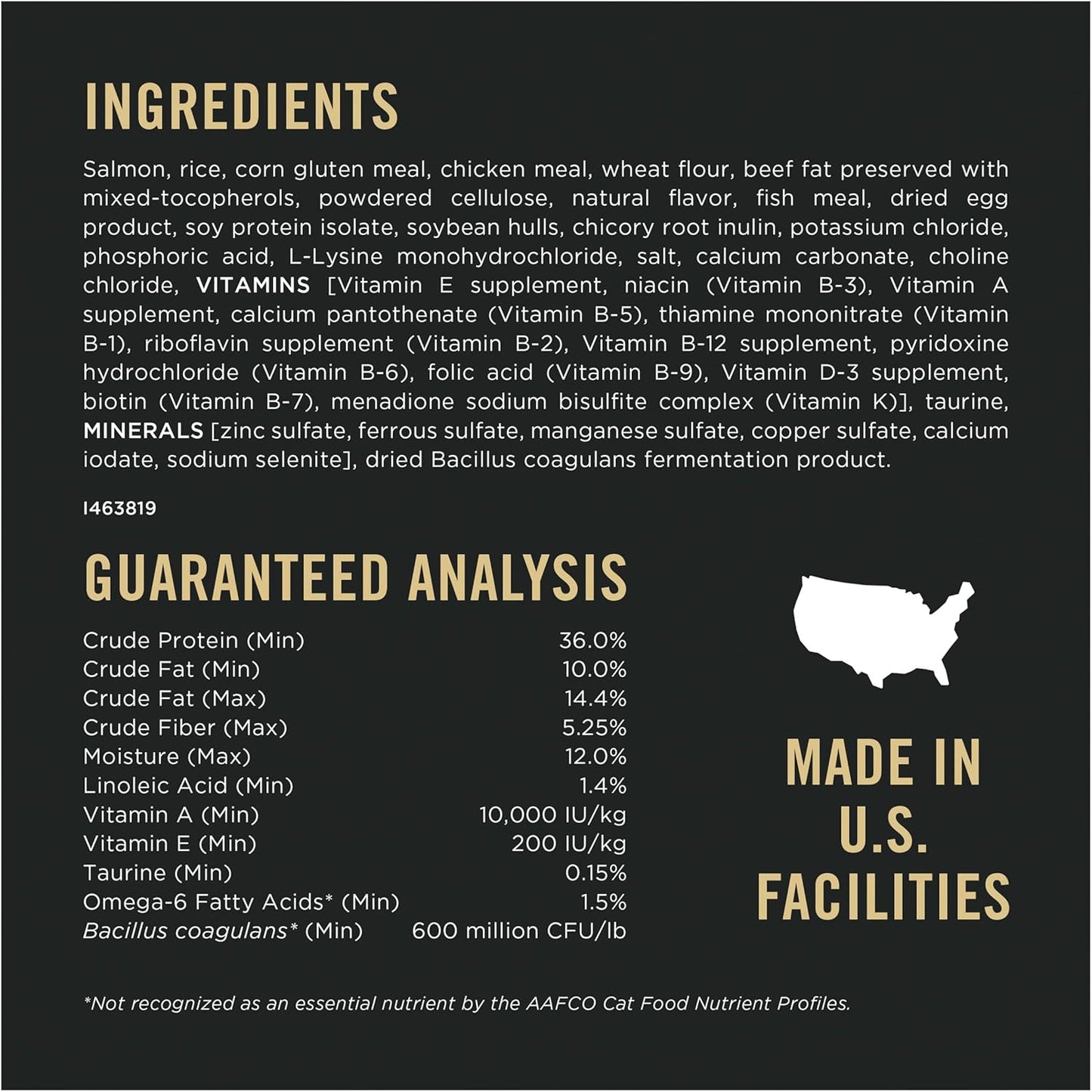 Hairball Management, Indoor Cat Food, Salmon and Rice Formula - 7 Lb. Bag