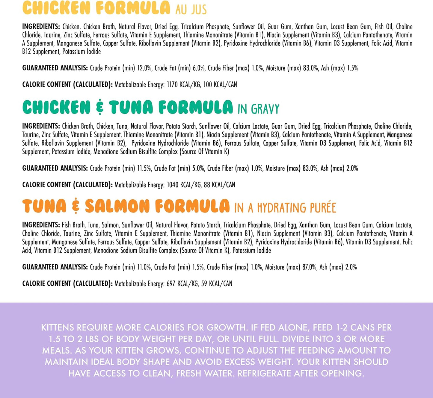 Kitten, Kitten Can Jam! Variety Pack, 3Oz Can (Pack of 12)