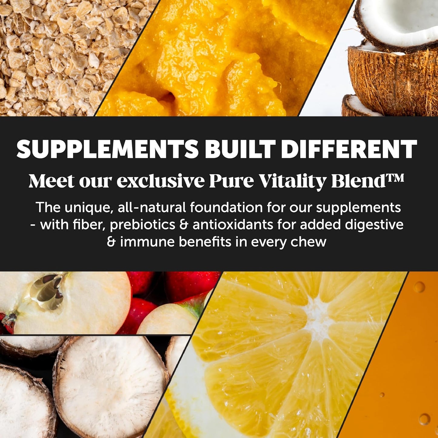 Probiotics for Dogs for Occasional Diarrhea & Bowel Support, Digestive Enzymes with Prebiotics for Gut Health for Dogs, Immunity Health & Itch Relief (Duck 90 Ct)