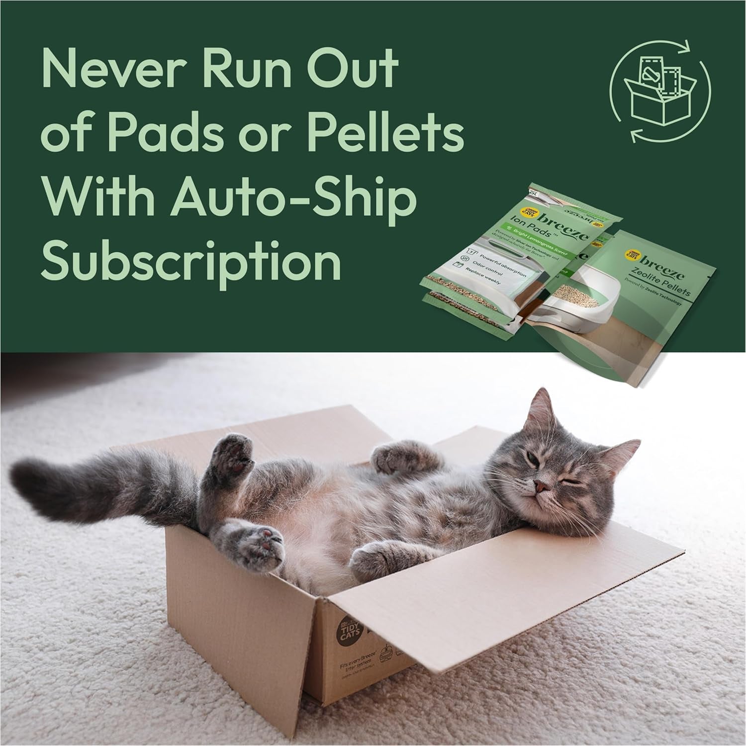 Purina  Breeze Litter System Cat Refill Bundle - 7.91 Lb. Box