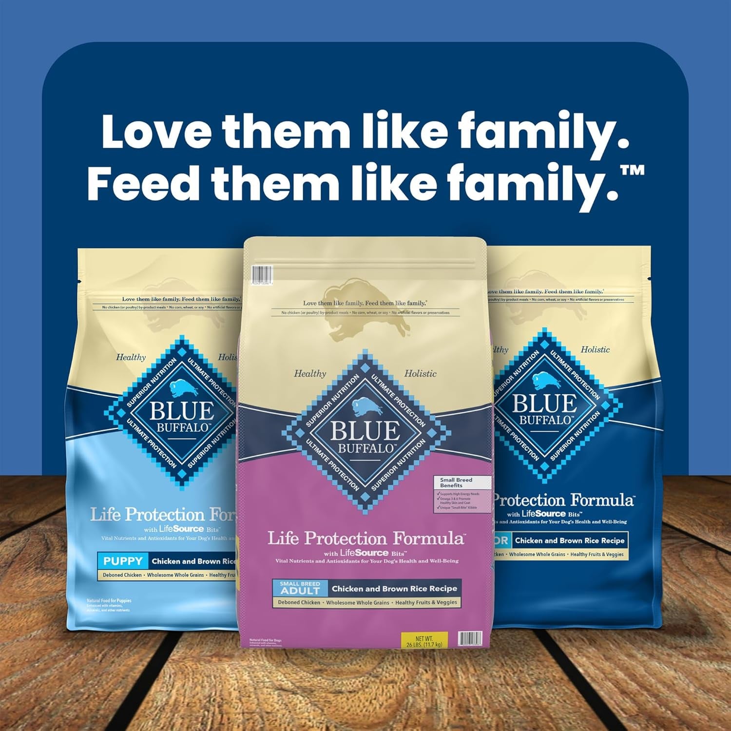 Life Protection Formula Natural Adult Small Breed Dry Dog Food, Chicken and Brown Rice 5-Lb Trial Size Bag