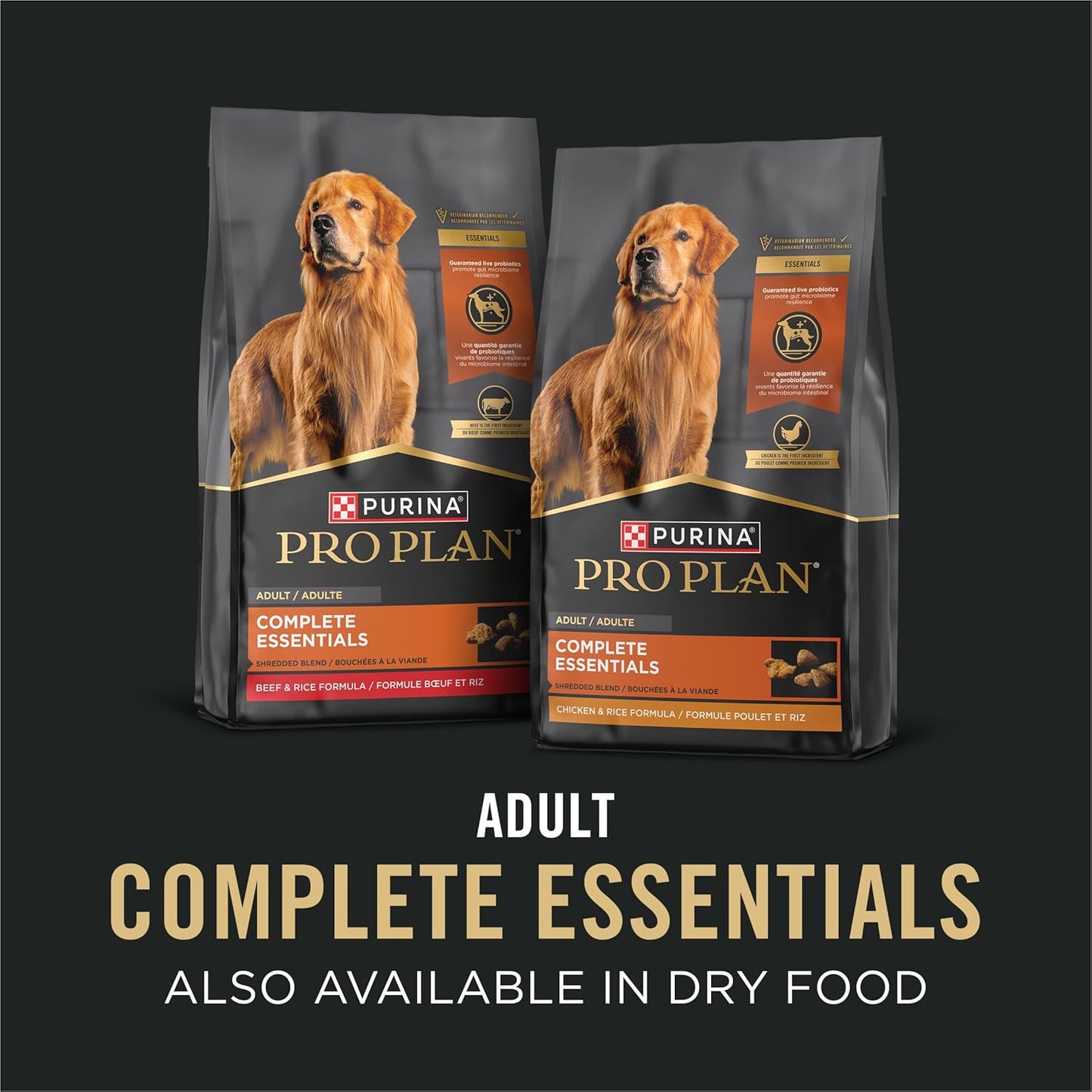 Complete Essentials Classic Pate Dog Food, Chicken and Rice Entrée - (Pack of 12) 13 Oz. Cans