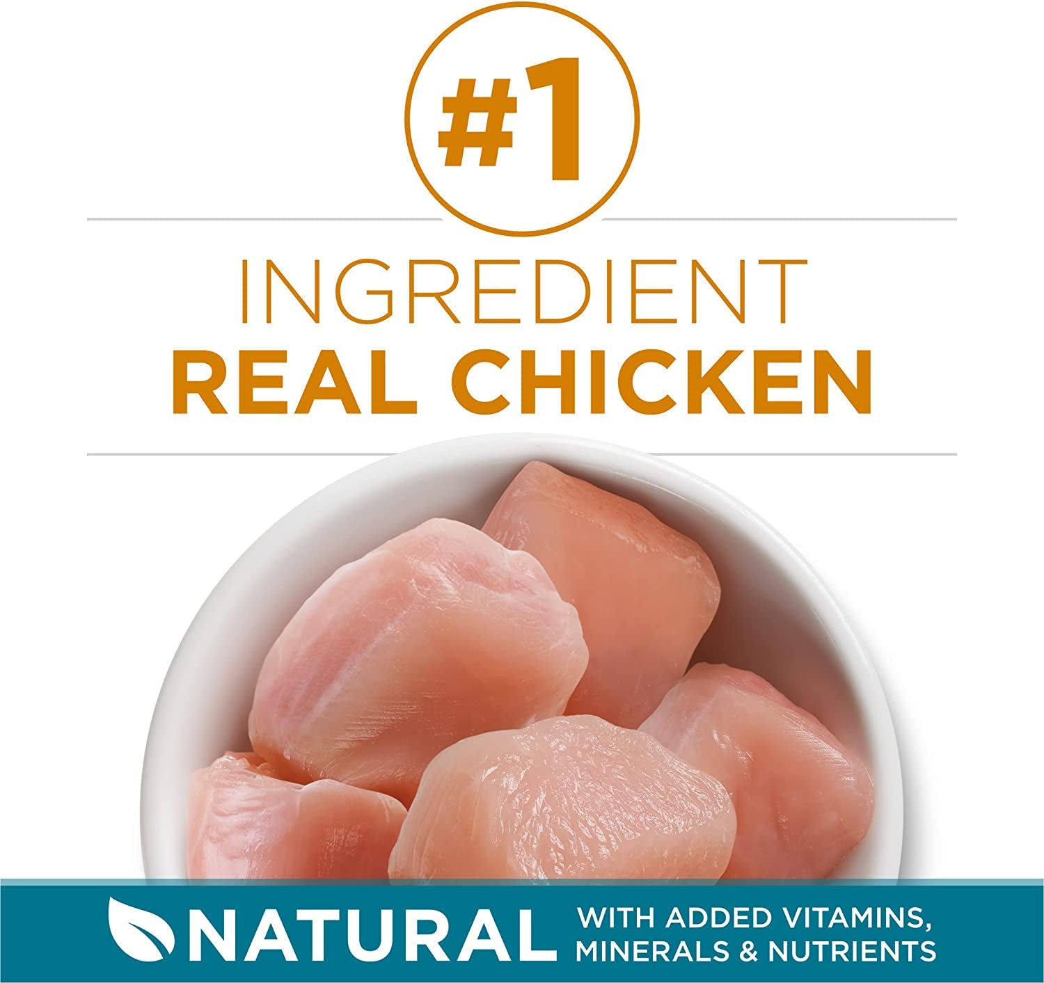 Natural Dry Cat Food, Tender Selects Blend with Real Chicken - 22 Lb. Bag