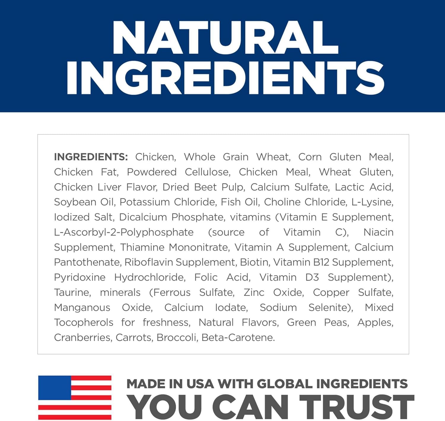 Hairball Control, Adult 1-6, Hairball Control Support, Dry Cat Food, Chicken Recipe, 3.5 Lb Bag