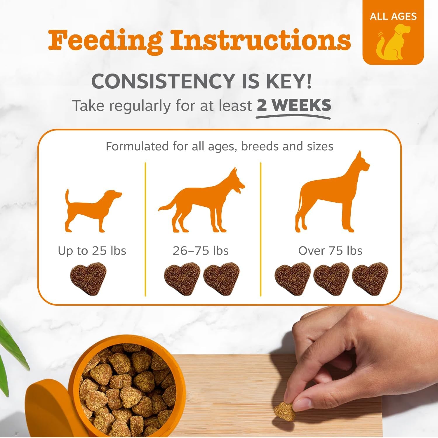 Vet Strength Probiotics for Dogs, Digestive Health & Gut Flora Support, Dog Supplements, 90 Count