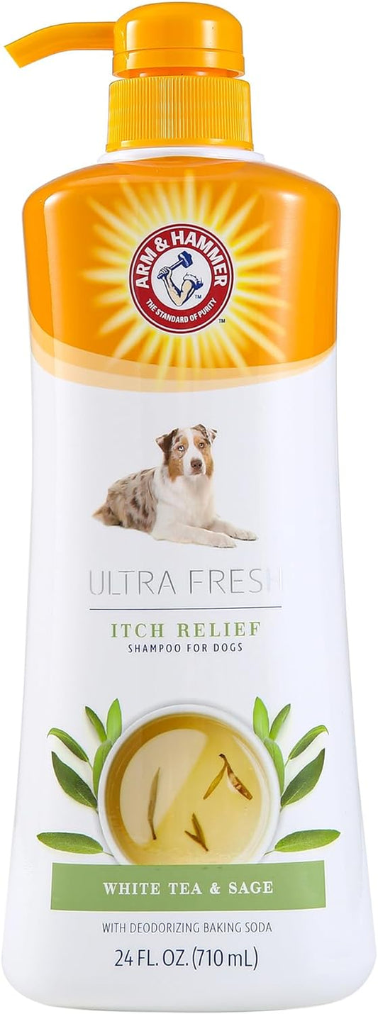 for Pets Ultra Fresh Itch Relief Shampoo with Oatmeal & Aloe Value Size with Pump 24Oz | Great Smelling Dog Grooming Supplies, Bathing Supplies, Wash, Puppy Shampoo, Pet Shampoo
