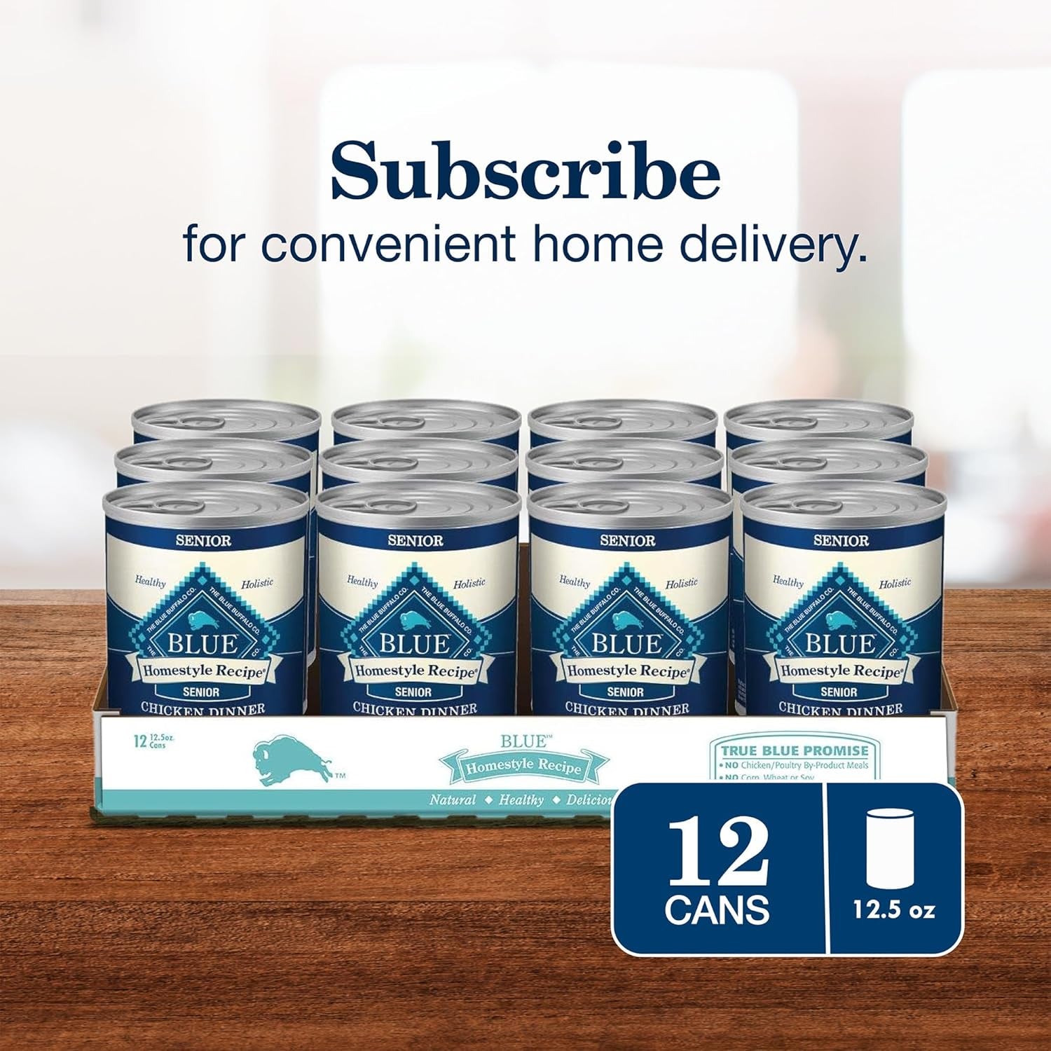 Homestyle Recipe Senior Wet Dog Food, Made with Natural Ingredients, Chicken Dinner with Garden Vegetables, 12.5-Oz Cans (12 Count)