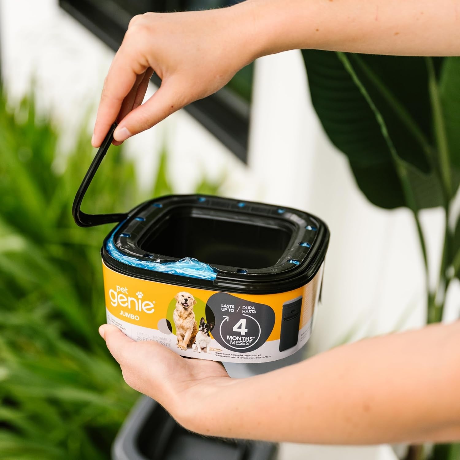 Refill Bags | Jumbo 2-Pack, 56 Total Ft | up to 8 Months of Supply in 2 Cartridges | Ultimate Odor Control Dog Poop Bags