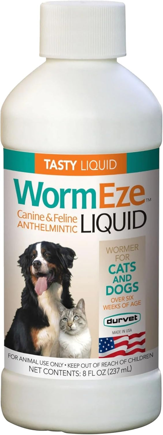 Wormeze Liquid Canine & Feline Antihelmintic, 8 Oz