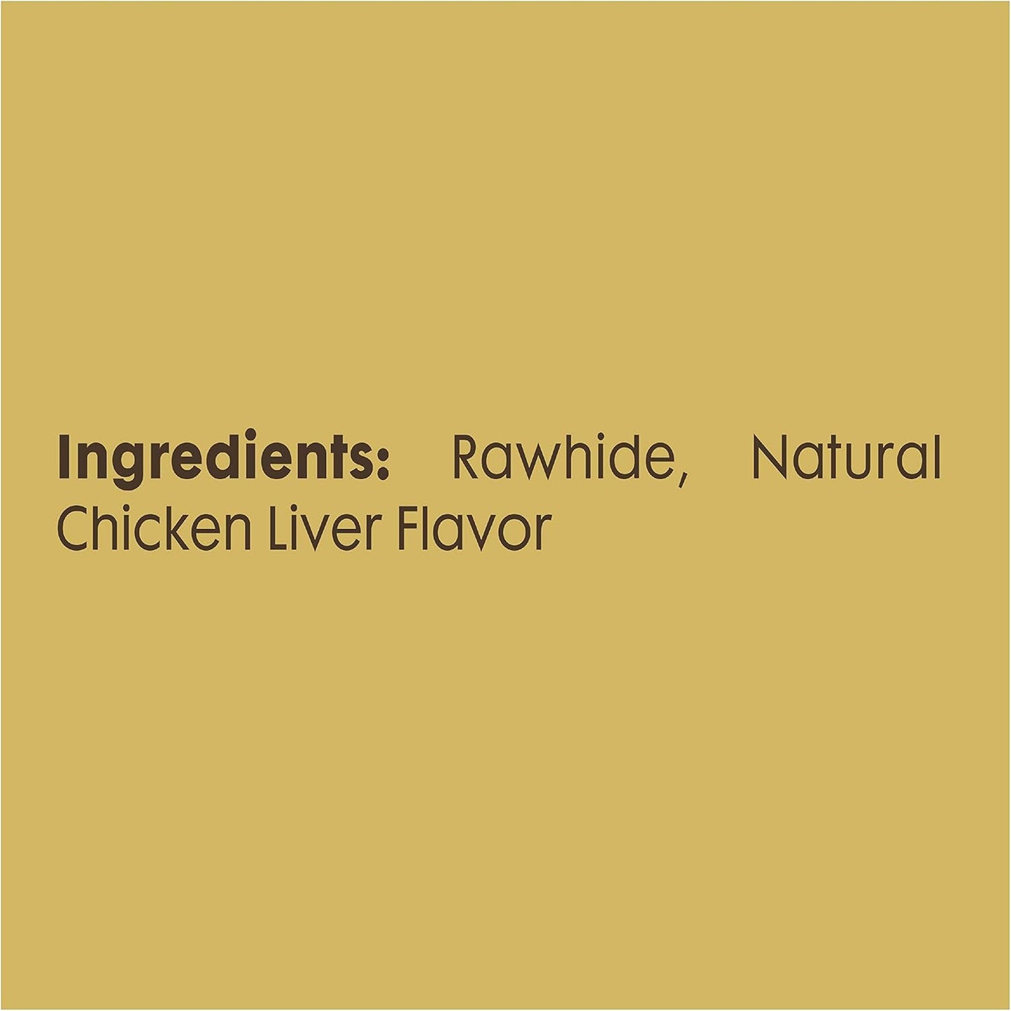 Originals Natural Chicken Liver Flavor Small Rolls 20 Count, Highly Digestible Rawhide