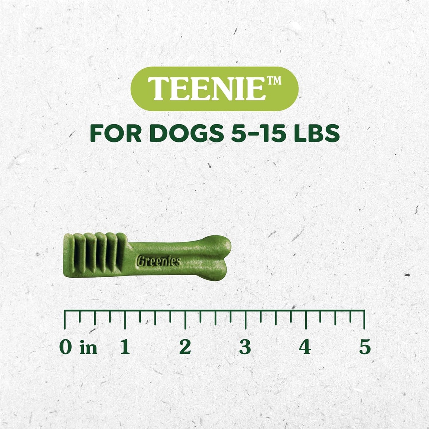 Original Teenie Dental Dog Treats, (4) 65 Ct Packs (260 Treats)