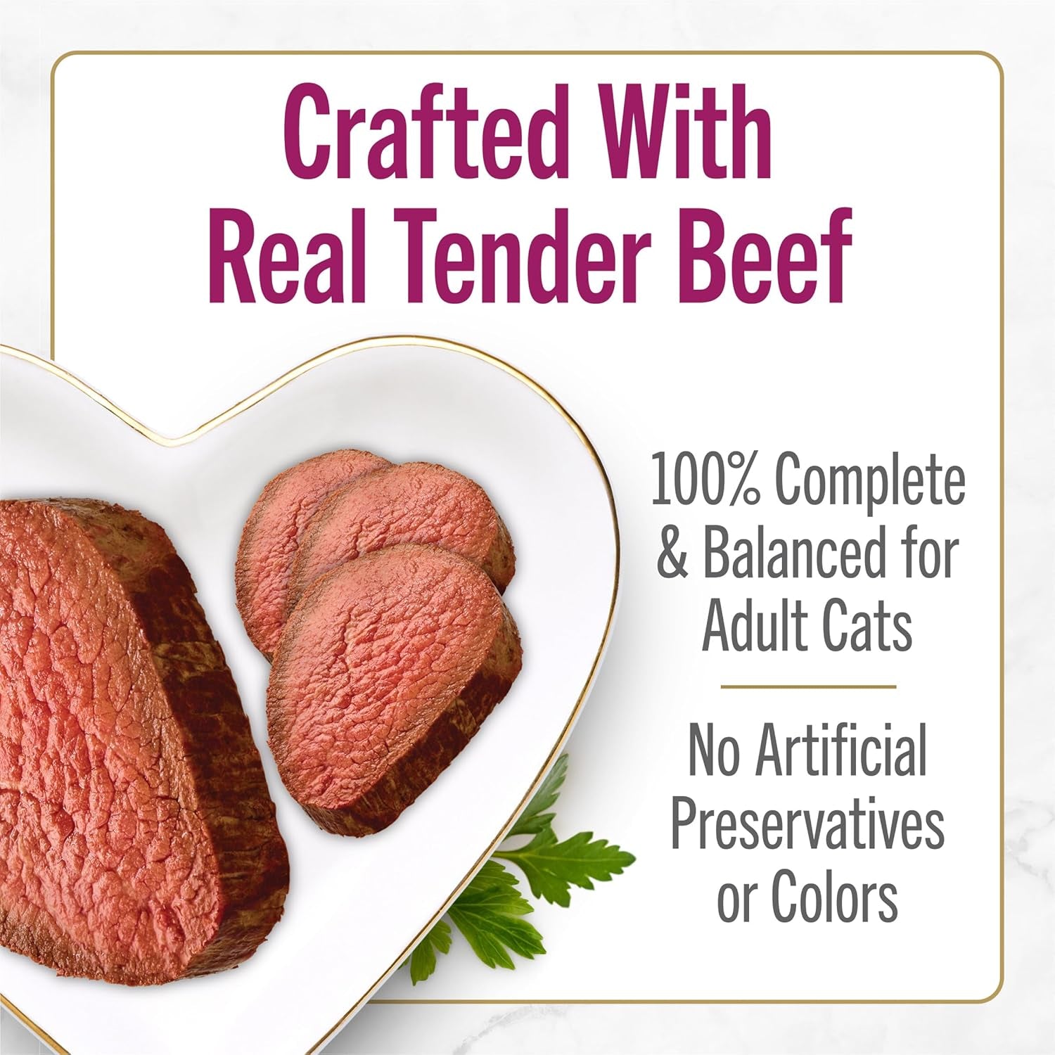 Purina  Petites Tender Beef Entree with Carrots in Gravy Gourmet Wet Cat Food - (Pack of 12) 2.8 Oz. Tubs