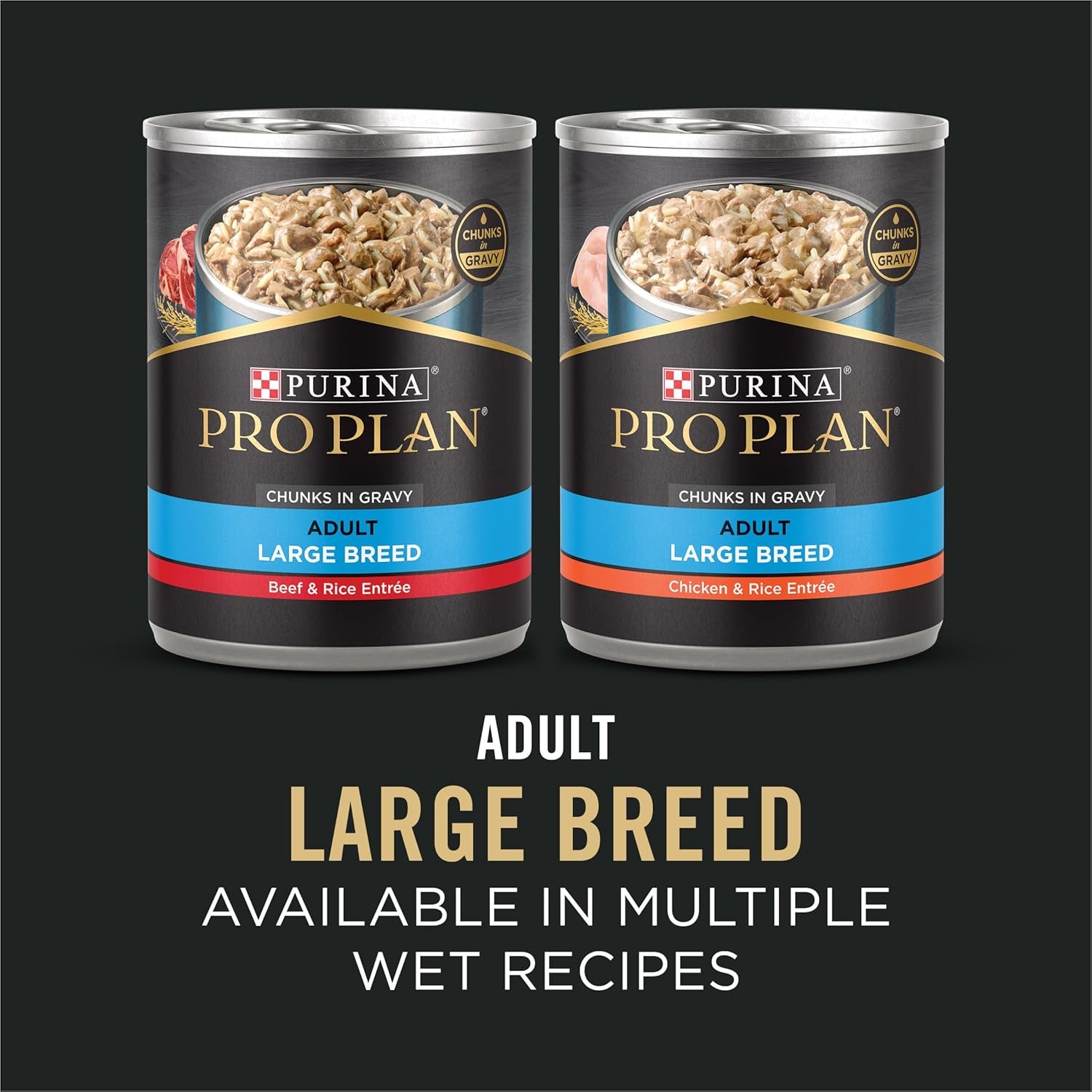 High Protein, Digestive Health Large Breed Dog Food Dry, Chicken and Rice Formula - 18 Lb. Bag