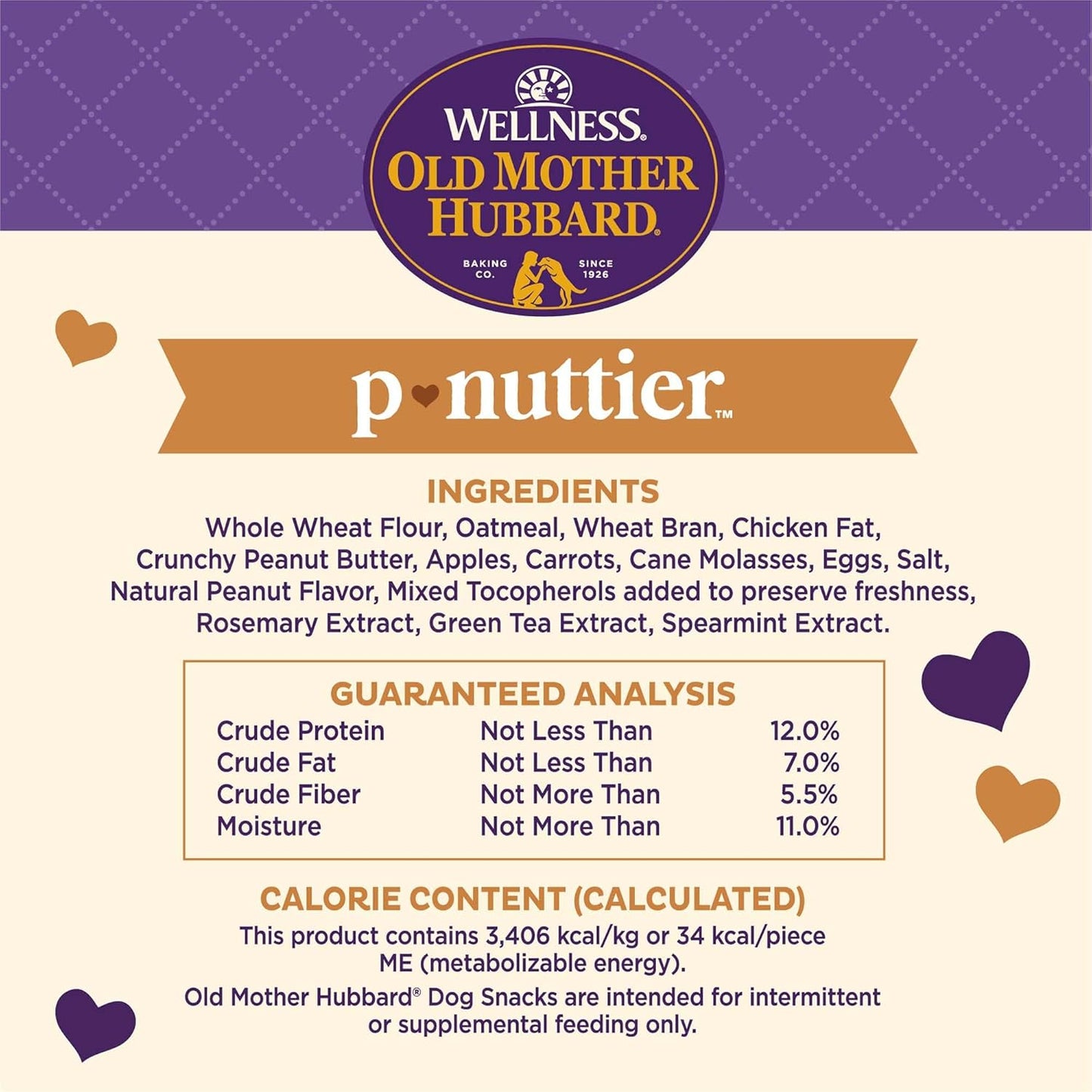 Wellness P-Nuttier Dog Biscuits, Natural, Training Treats, Peanut Butter Flavor, Small Size, (20 Ounce Bag)
