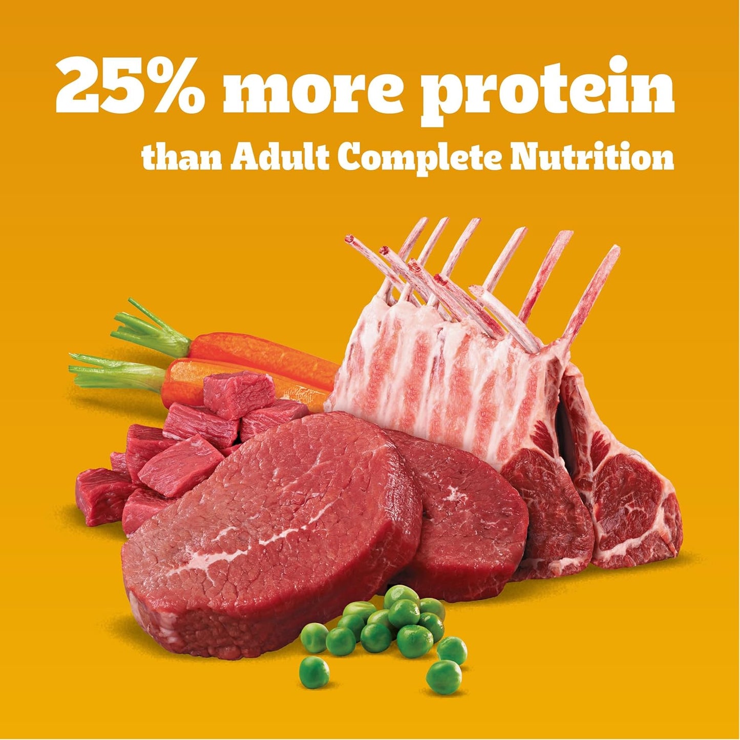 High Protein Adult Dry Dog Food, Beef and Lamb Flavor, 18 Lb. Bag