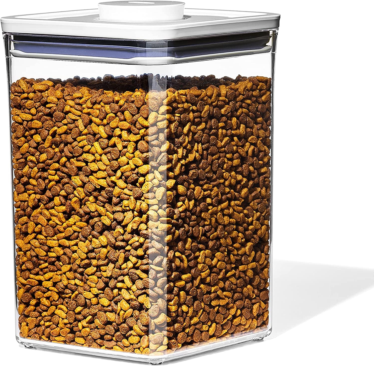 Good Grips Pet POP Container – 4.4 Qt/4.2 L with Scoop |Ideal for up to 4Lbs of Dog Food or 3.5Lbs of Cat Food, Airtight Storage Container, BPA Free