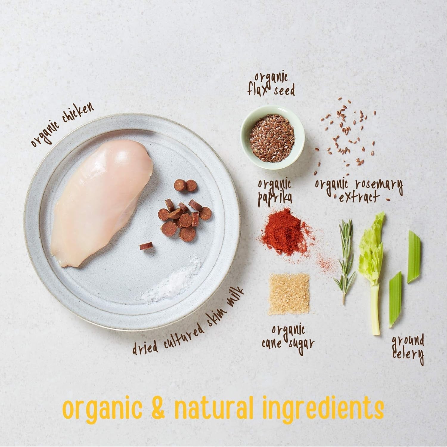 USDA Organic Chicken Training Treats Healthy All Natural Dog Treats Human Grade 175 Treats 6 Ounce (Pack of 1)