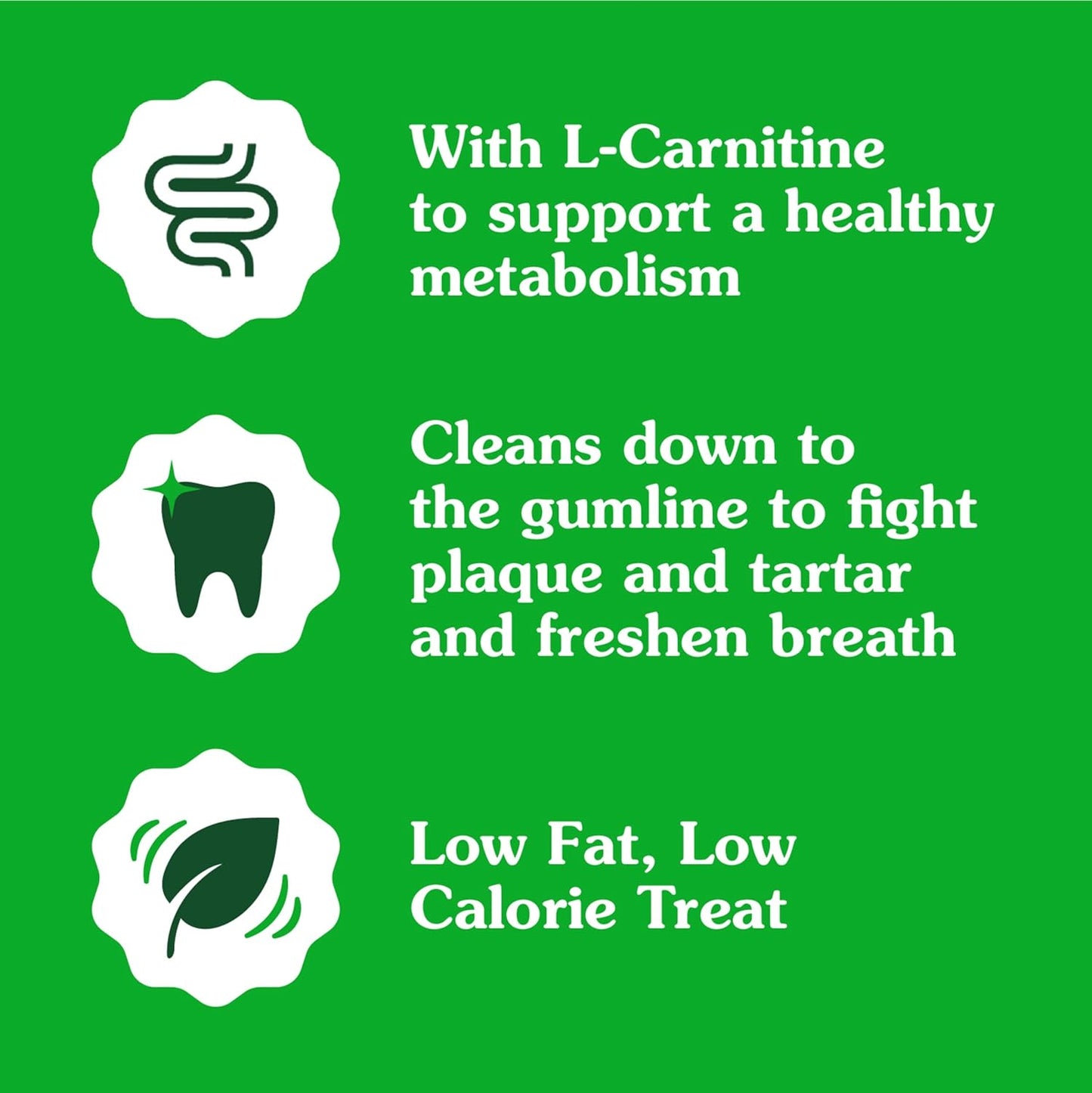 Weight Management Petite Dog Dental Chews Weight Control Dog Treats, 27 Oz. Pack (45 Treats)