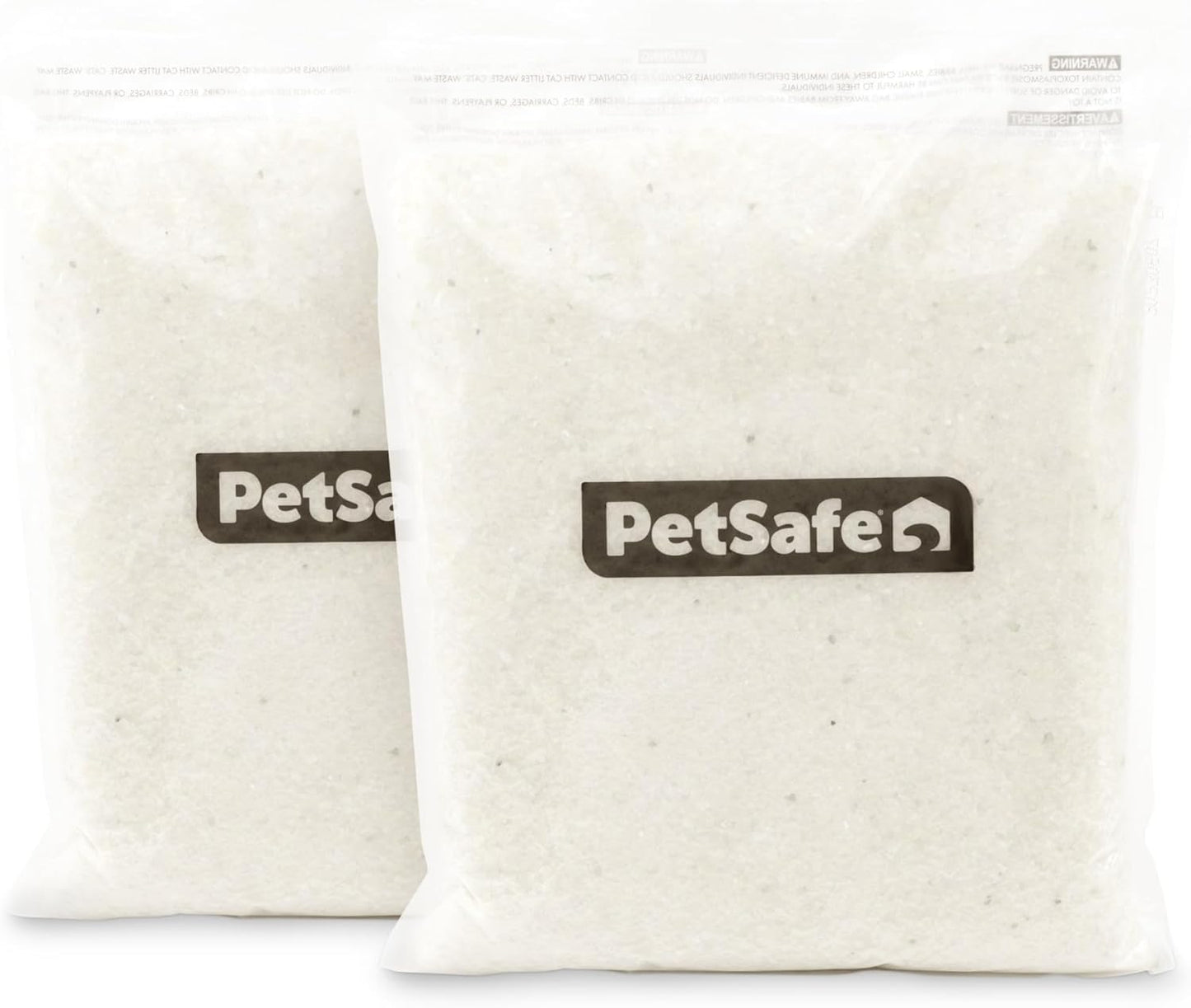 Scoopfree Premium Crystal Cat Litter - Outperforms Clay Litter - Refill Packs - Reusable Tray Compatible - Fragrance Free - 4.3 Lb Bags - 2 Pack