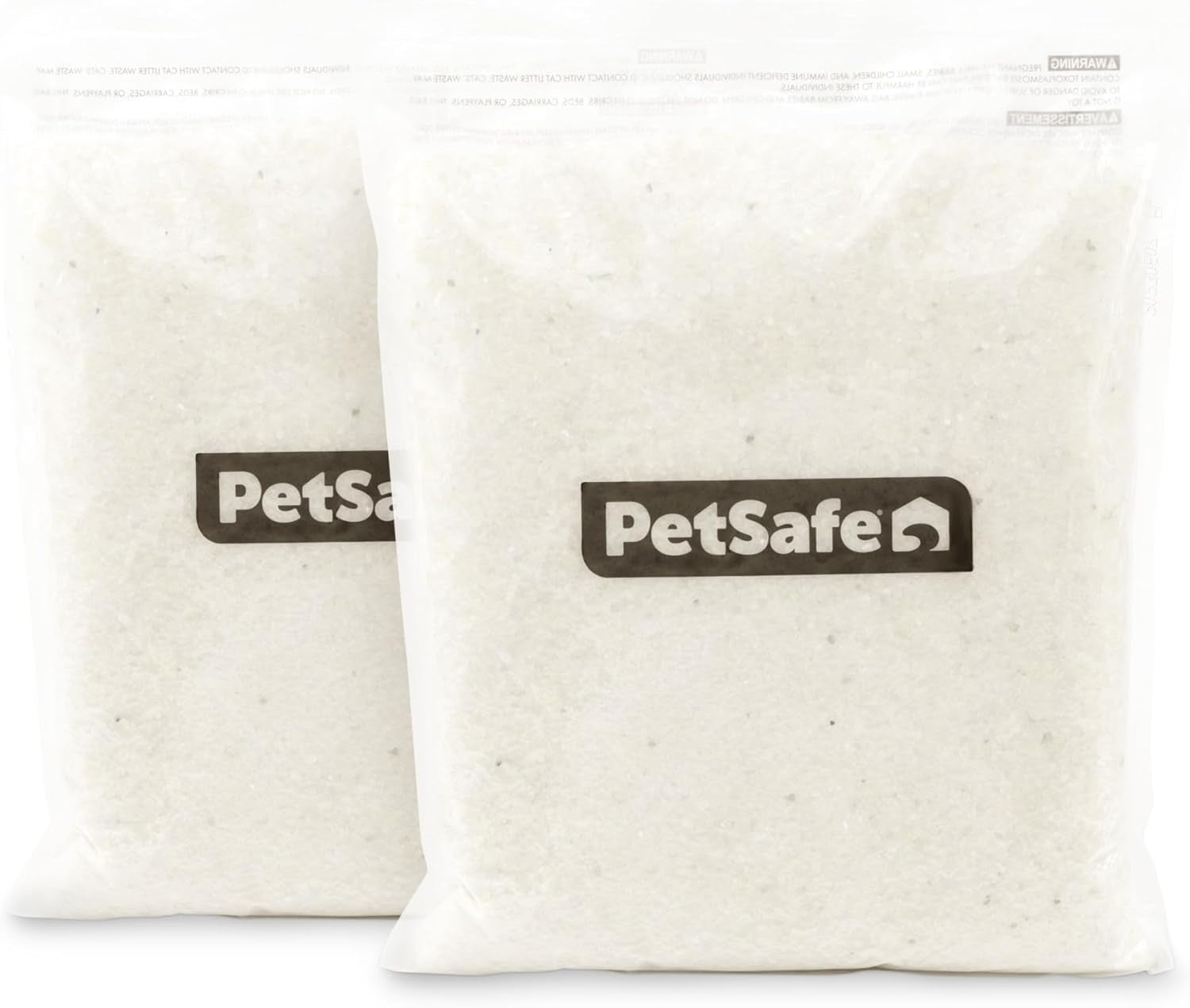 Scoopfree Premium Crystal Cat Litter - Outperforms Clay Litter - Refill Packs - Reusable Tray Compatible - Fragrance Free - 4.3 Lb Bags - 2 Pack