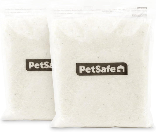 Scoopfree Premium Crystal Cat Litter - Outperforms Clay Litter - Refill Packs - Reusable Tray Compatible - Fragrance Free - 4.3 Lb Bags - 2 Pack