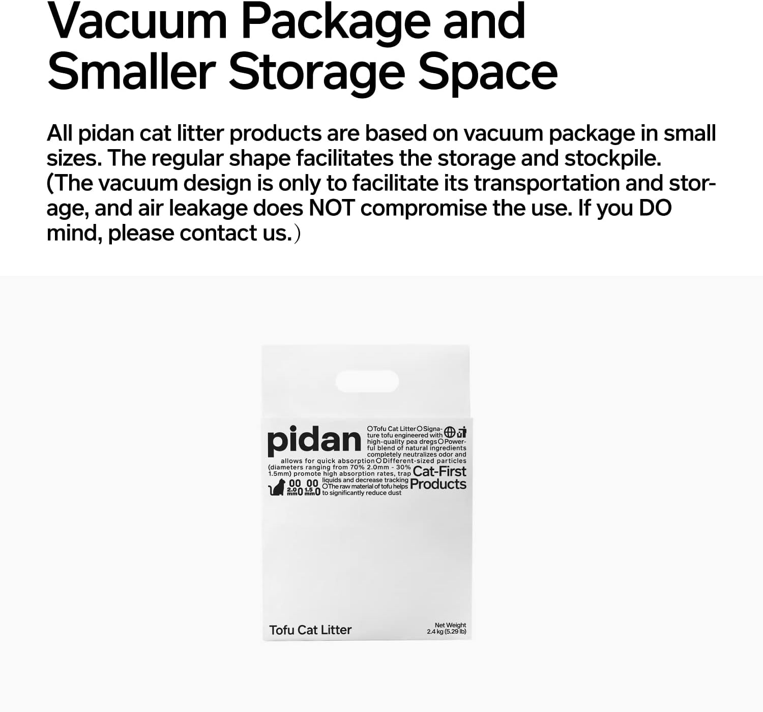 Tofu Cat Litter Clumping,Flushable,Ultra Absorbent and Fast Drying, 100% Natural Ingredients Litter,Solubility in Water,Really Dust-Free,Less Scattering (5.3Lb×2Bags)