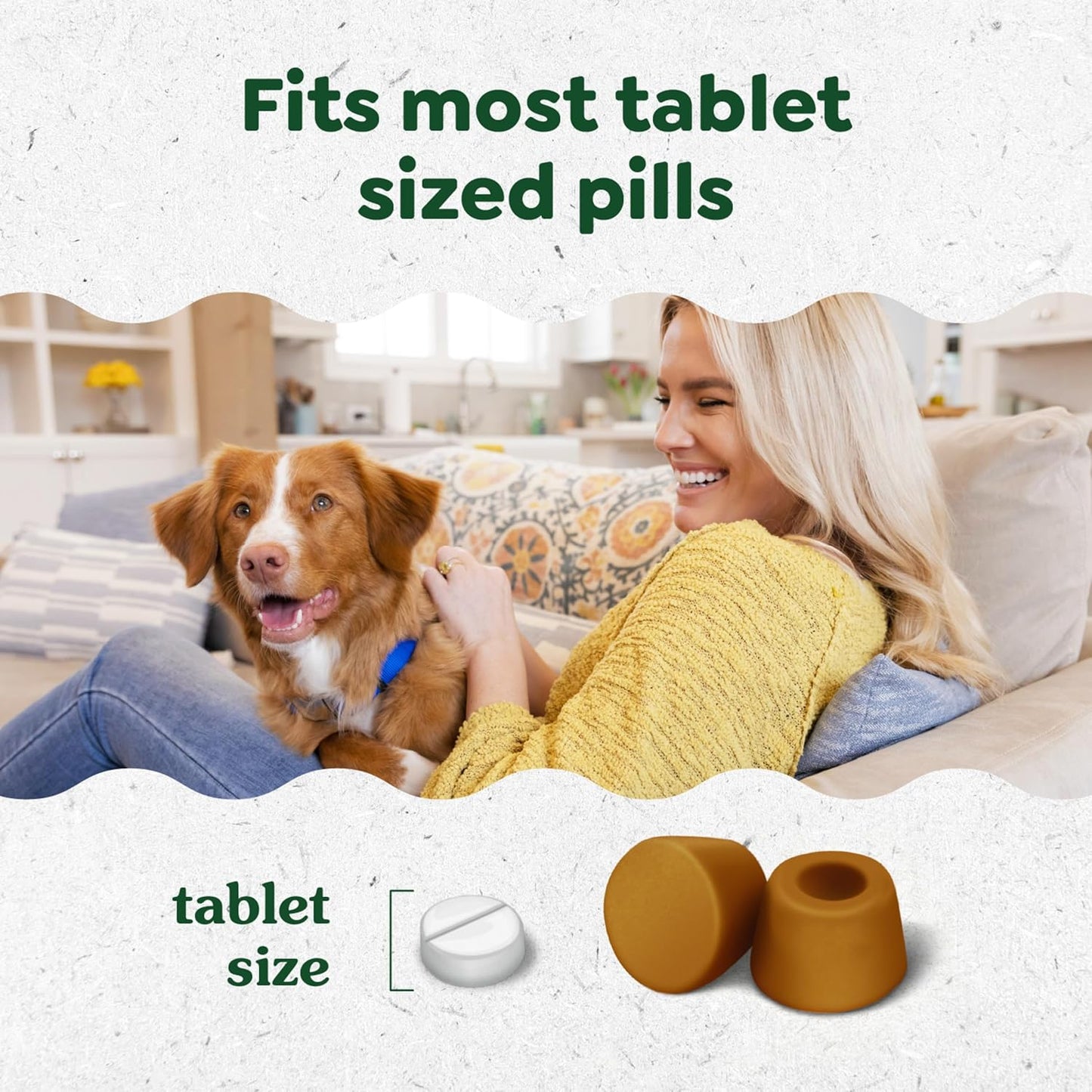 Pill Pockets for Dogs Small Size, Soft Dog Treats, with Real Peanut Butter, 3.2 Oz. Pouch (30 Treats)