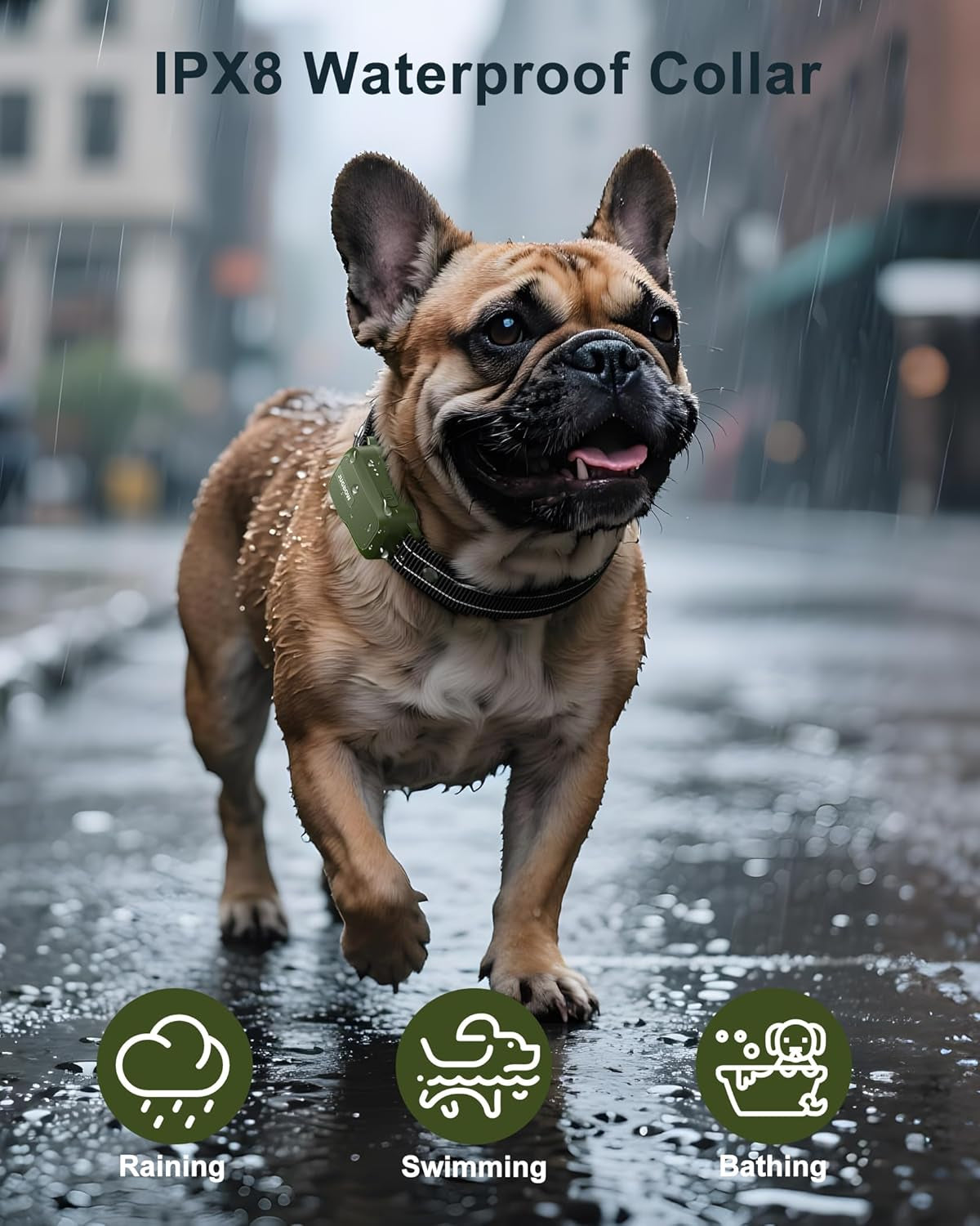 Dog Shock Collar - 4500FT Dog Training Collar with Remote, IPX8 Waterproof Electric Dog Collar with 4 Training Modes, Security Lock, Rechargeable Ecollar for 10-120Lbs Small Medium Large Dogs