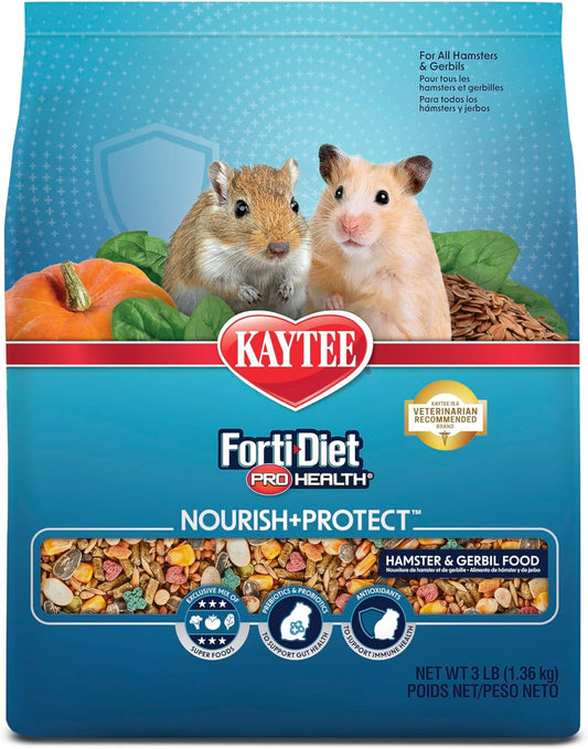 Forti-Diet Pro Health Pet Hamster & Gerbil Food, 3 Pound
