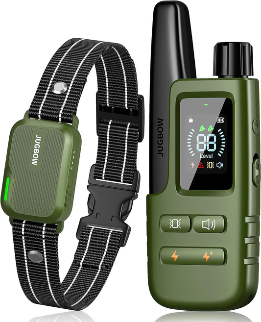Dog Shock Collar - 4200FT Dog Training Collar with Remote Innovative IPX7 Waterproof with 4 Training Modes, Rechargeable E-Collar for All Breeds