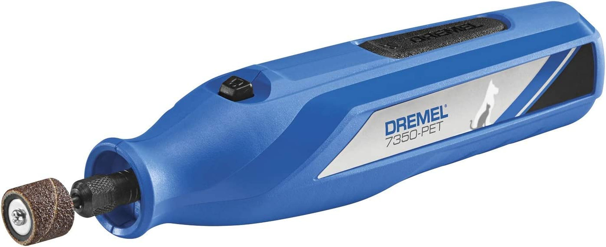 7350-PET 4V Pet & Dog Nail Grinder, Easy-To-Use & Safe Nail Trimmer, Professional Pet Grooming Kit - Works on Large, Medium, Small Dogs & Cats