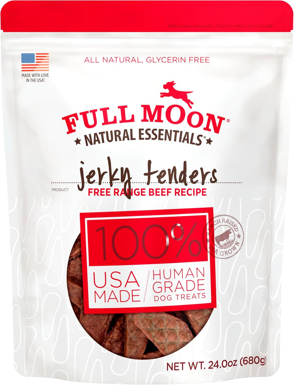 All Natural Essentials Beef Jerky Tenders Free Range Human Grade 24 Oz