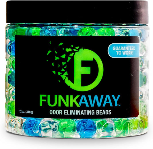 Odor Eliminating Beads, 12 Oz., Supercharged Odor Absorbing Beads for the House, Car or Gym, Eliminate Smoke, Pet and Bathroom Odors for Long-Lasting Results