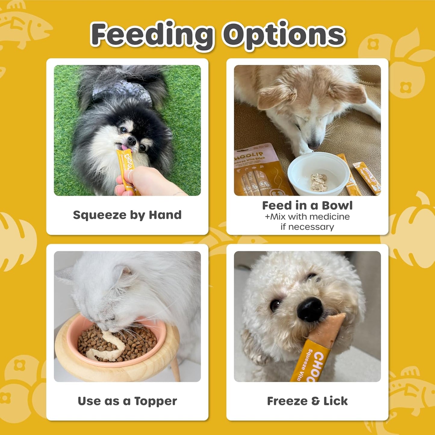 Squeeze Vita Stick Lickable Cat Treats & Dog Puree – 49-Count Kidney Support Tubes, Creamy Puree with Multivitamins for Urinary & Kidney Health, Grain-Free High-Protein Vet-Formulated Treats