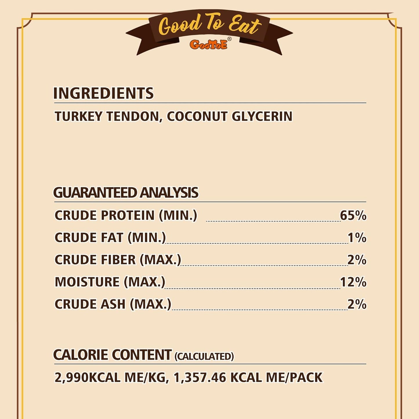 Turkey Tendons for Dogs – All-Natural, Hypoallergenic Dog Treats, Rawhide Alternative, Long Lasting Puppy Chews, Healthy Dog Treats for Small Breeds, Strips, 16 Oz Pack (1 Lb)