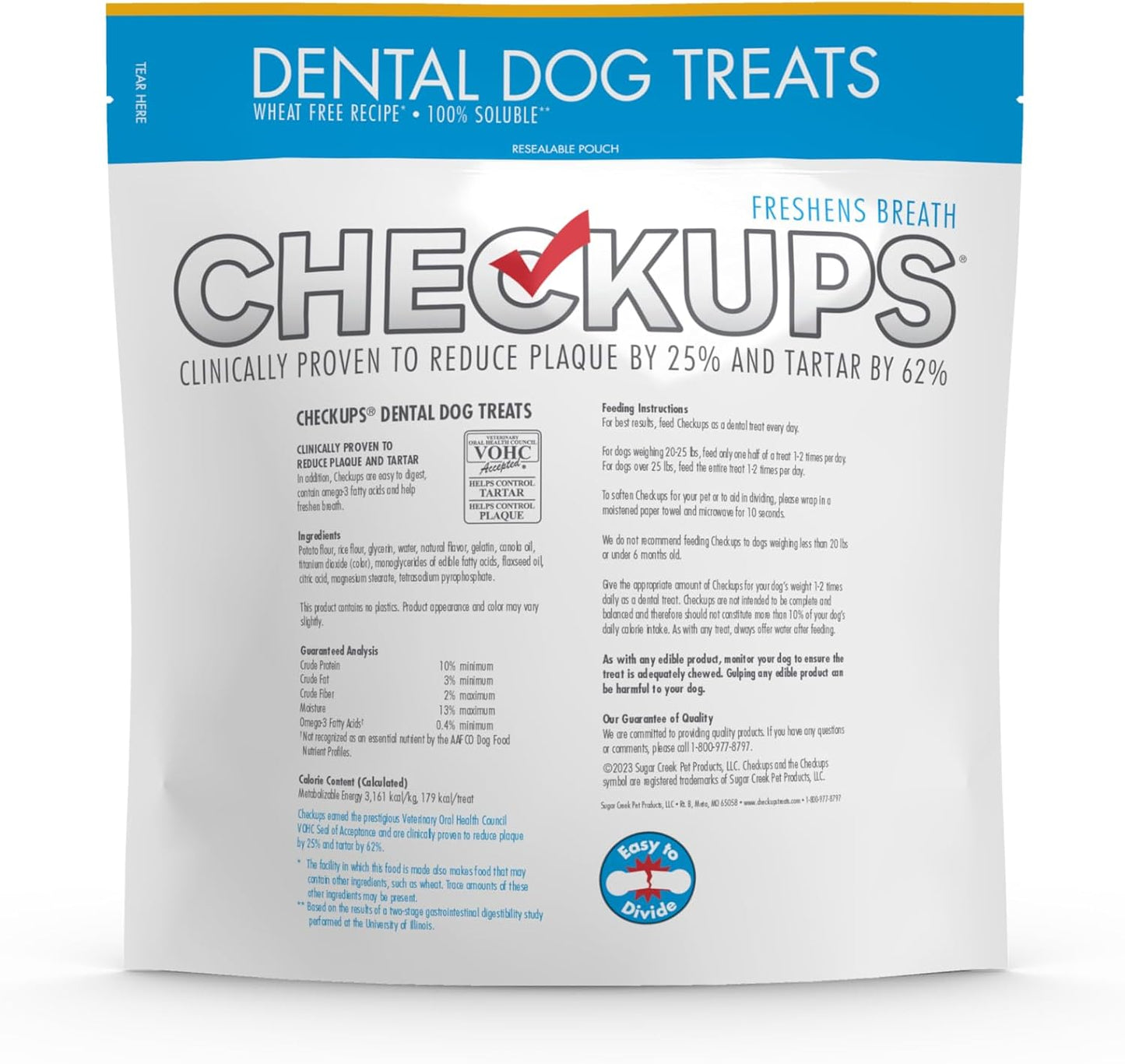 Dental Dog Treats, 24 Treats - 48 Oz.