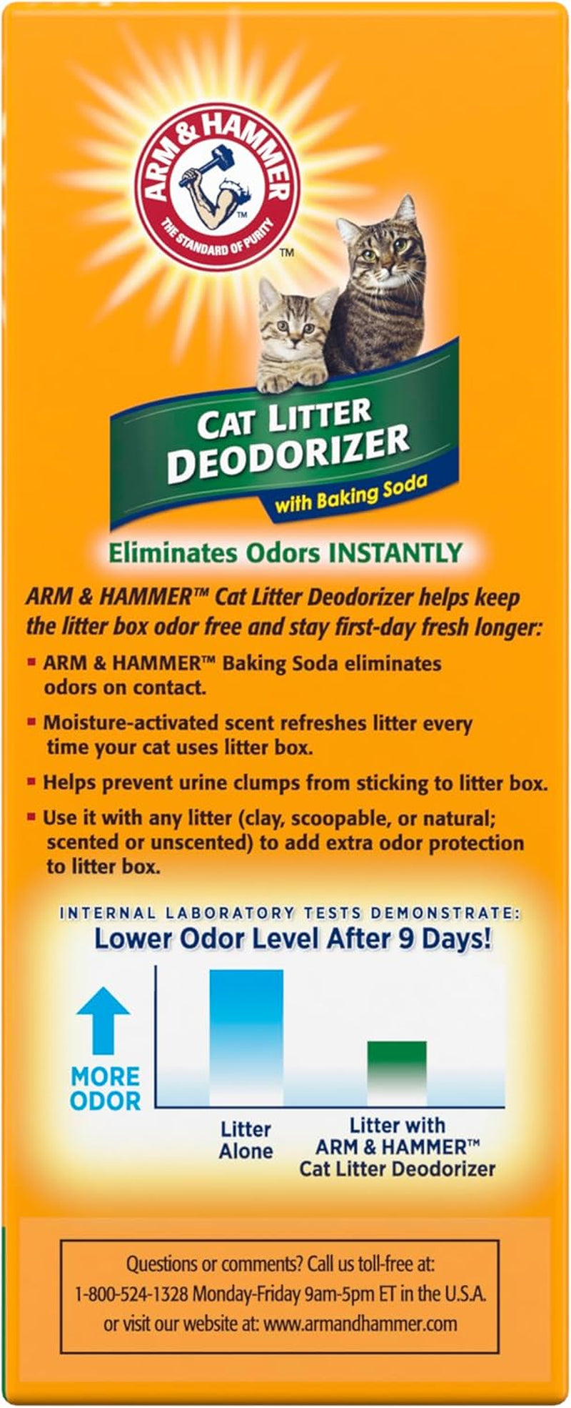 Cat Litter Deodorizer Double Duty, 20 Oz, 6 Pack