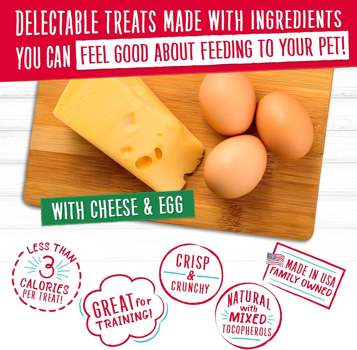 Dog Treat, 16-Ounce, Cheese/Egg